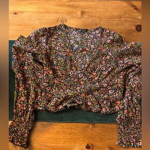 SHEIN Multicolor Floral Blouse